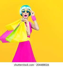 Crazy Fashion Shopping Girl