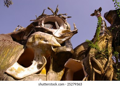 The Crazy House In Dalat In Vietnam