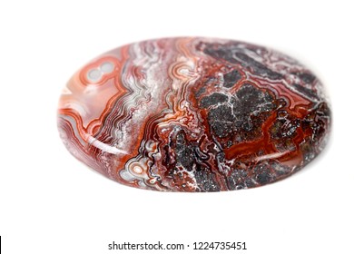 Crazy Lace Agate from Africa - banded Chalcedony - Shutterstock ID 1224735451