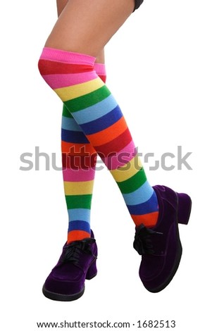 Image, Stock Photo Pretty wacky | colorful play equipment