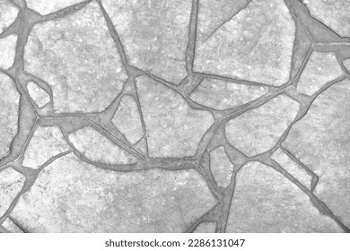 Crazy paving floor texture background.