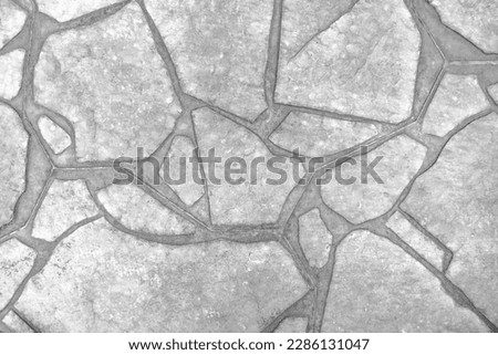 Crazy paving floor texture background.