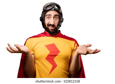 Crazy Super Hero Confused