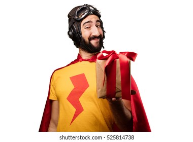 Crazy Super Hero With A Gift