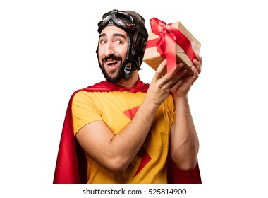 Crazy Super Hero With A Gift