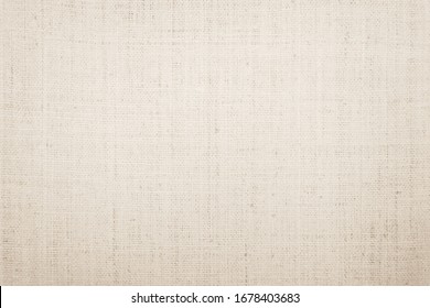 Cream Abstract Cotton Towel Mock Up Template Fabric On Background. Cloth Wallpaper Of Artistic Grey Wale Linen Canvas Texture. Cloth Blanket Or Curtain Of Pattern And Copy Space For Text Decoration.