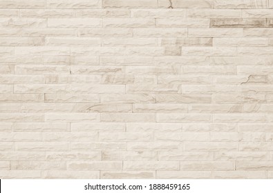 Cream brick wall texture background.
