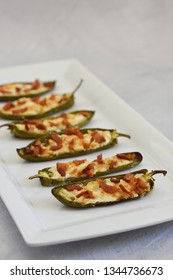 Cream Cheese And Bacon Filled Jalapeño Poppers