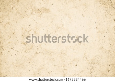 Cream concreted wall for interiors or outdoor exposed surface polished concrete. Cement have sand and stone of tone vintage, natural patterns old antique, design art work floor texture background.