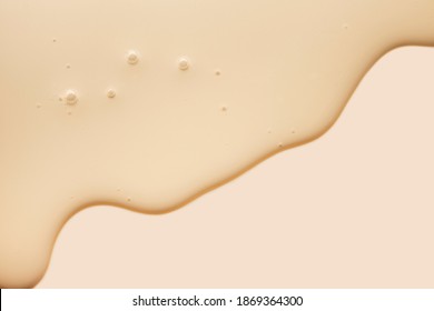 Cream gel transparent cosmetic serum oil sample texture with bubbles  background - Shutterstock ID 1869364300
