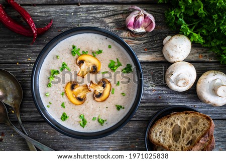 Similar – Image, Stock Photo Mushroom