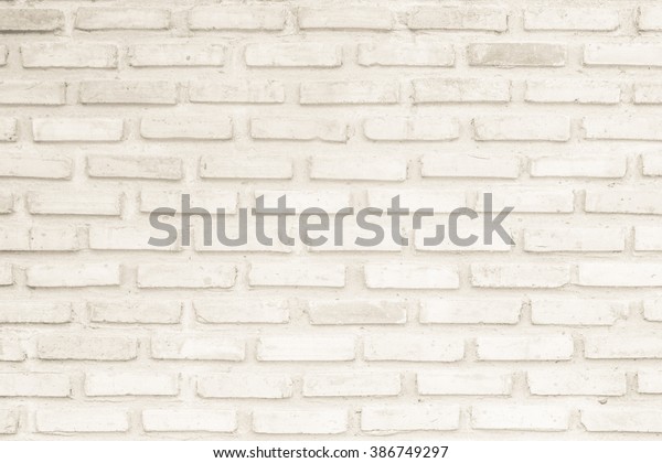 Cream White Brick Wall Texture Background Stock Photo Edit