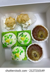 Creampuff, Banana Cake And Cream Cake