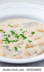 Creamy Bean Soup With Mushroom
