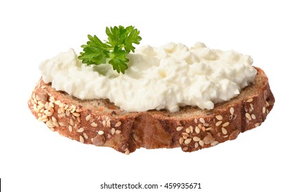 Creamy Cheese Spread On Bread