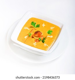 Creamy Crayfish Soup, Moscow, Russia