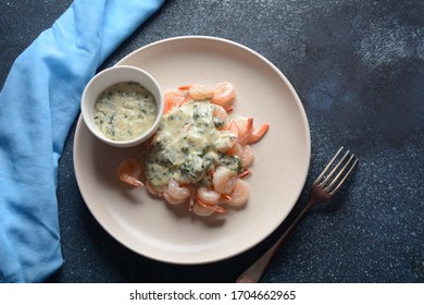 Creamy Garlic Shrimp With Parmesan