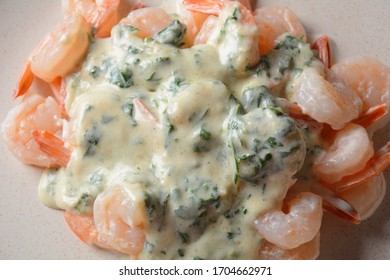 Creamy Garlic Shrimp With Parmesan