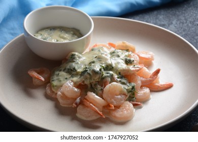 Creamy Garlic Shrimp With Parmesan