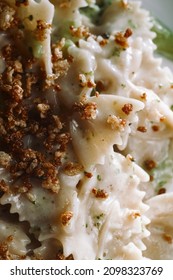 Creamy Italian Alfredo Bowtie Pasta With Broccoli