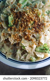 Creamy Italian Alfredo Bowtie Pasta With Broccoli