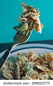 Creamy Italian Alfredo Bowtie Pasta With Broccoli