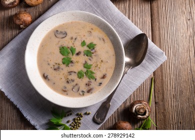 Creamy Mushroom Soup 