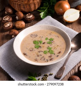 Creamy Mushroom Soup 