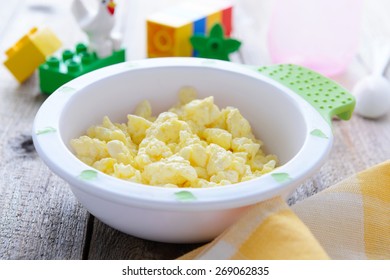 Creamy Scrambled Eggs For Baby Nutrition