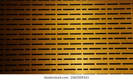 Create a background with a gold-colored iron texture, showcasing its metallic sheen and intricate patterns for a rich, luxurious effect.