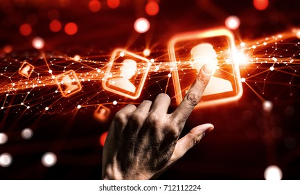Creating wireless technologies. Mixed media - Powered by Shutterstock - Get 15% off with code: PIKWIZARD15