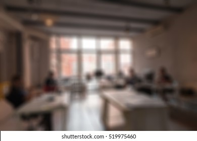 Creative Agency Office Theme Creative Abstract Blur Background With Bokeh Effect