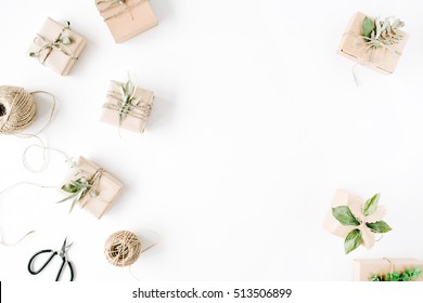 Creative Arrangement Pattern Craft Boxes Green Stock Photo 513506899 ...