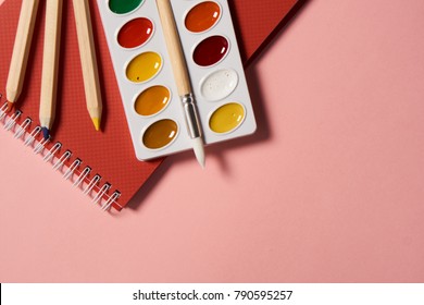   creative background, paints                             