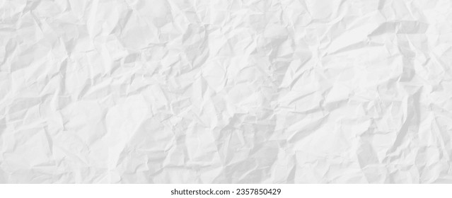 Creative background with scattered overlay of crumpled papers.	