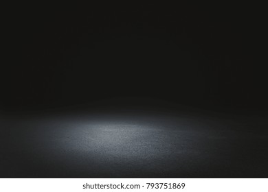 Creative Black Road Background. Copy Space 