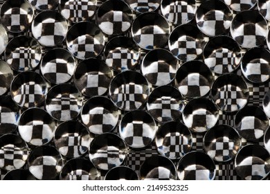 creative black and white retro background with beads that reflect illusion seamless, creative retro modern design - Powered by Shutterstock