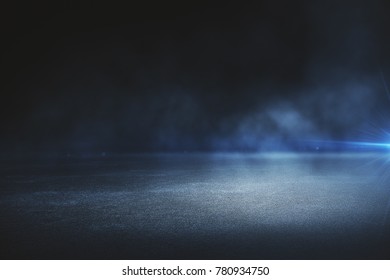 Creative blurry outdoor asphalt background with mist  - Shutterstock ID 780934750