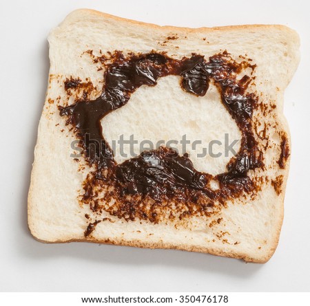 Creative breakfast toast