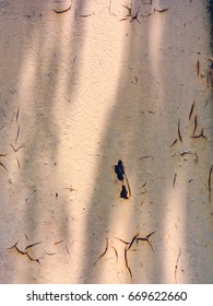 Creative bright metallic background. Flat background texture of dirty rusty metal. Bright rusty spots as the main background for a vintage scratched design