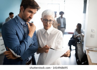 Creative business people working on business project - Shutterstock ID 1414968695