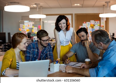 Creative business team having a meeting in office - Shutterstock ID 631106060