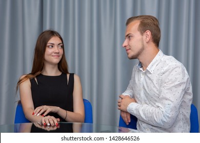 Creative couple working at office planning new business ideas. Portrait - Shutterstock ID 1428646526