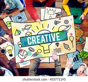 Creative Creativity Inspire Ideas Innovation Concept Stock Photo ...