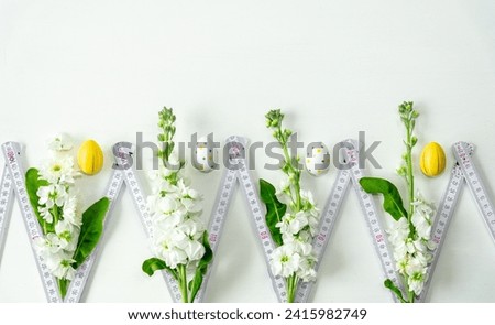 Creative Easter template for a construction, architecture or real estate company.