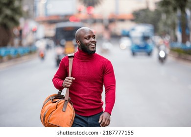 Creative Emotional Portraits Of Young Mid-adult Kenyan Black Male Man