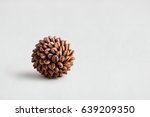 Creative food concept photo of a sphere made of coffee.