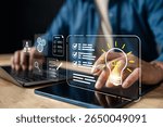 Creative idea and content management system with digital checklist, planning tools, and task tracking. Supporting workflow organization, productivity, and innovation in digital projects.