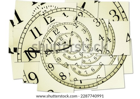 Creative image - hypnotic clock background. Concept of hypnosis, subconscious, suggestion.