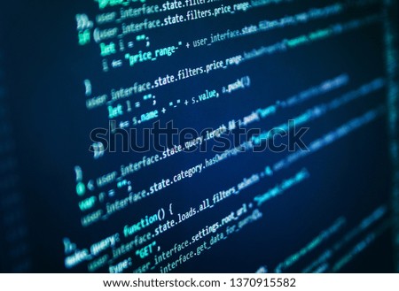 Creative Js HTML5 closeup set on background. Soft listing view. 